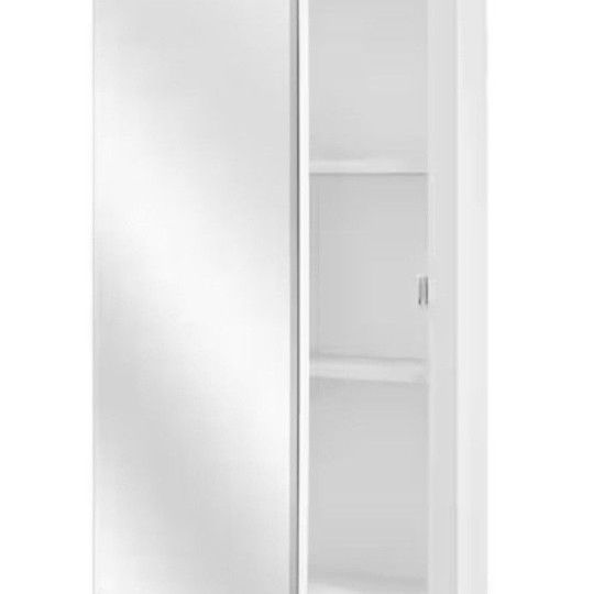 16 in. W x 26 in. H Rectangular Wood Composite Medicine Cabinet with Mirror